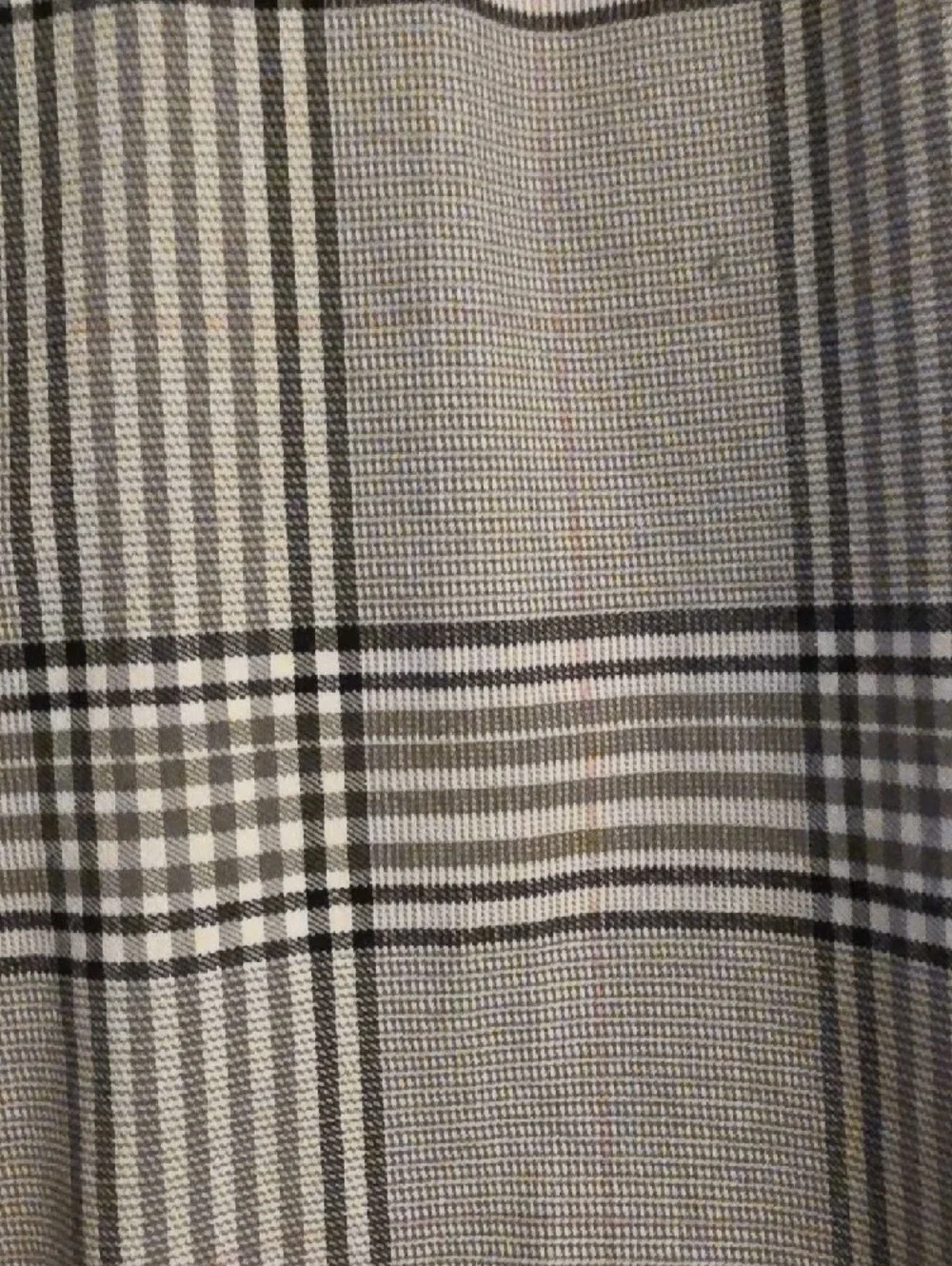Gray Plaid Dress Pants - Picture 6 of 7